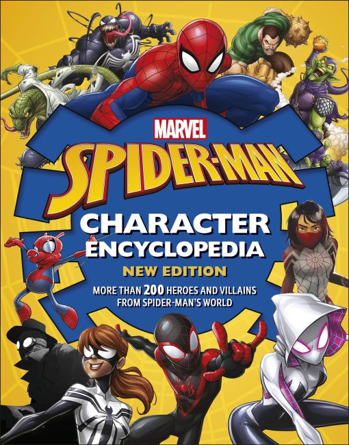 Hardback cover of Marvel Spider-Man Character Encyclopedia New Edition