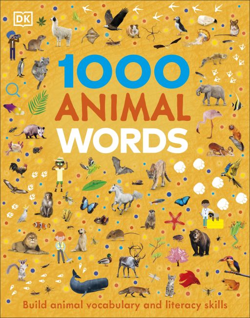 Hardback cover of 1000 Animal Words