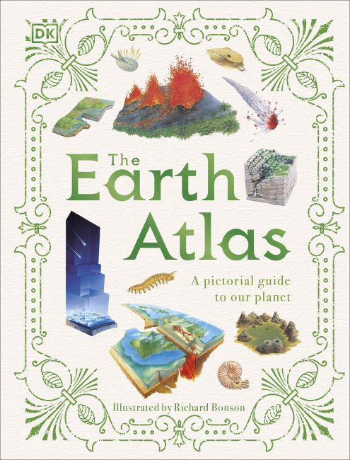 The Earth Atlas Hardback cover of The Earth Atlas