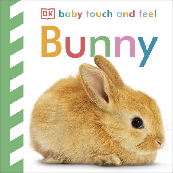 Board book cover of Baby Touch and Feel Bunny