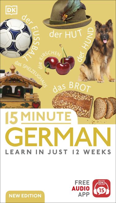 Paperback cover of 15-Minute German