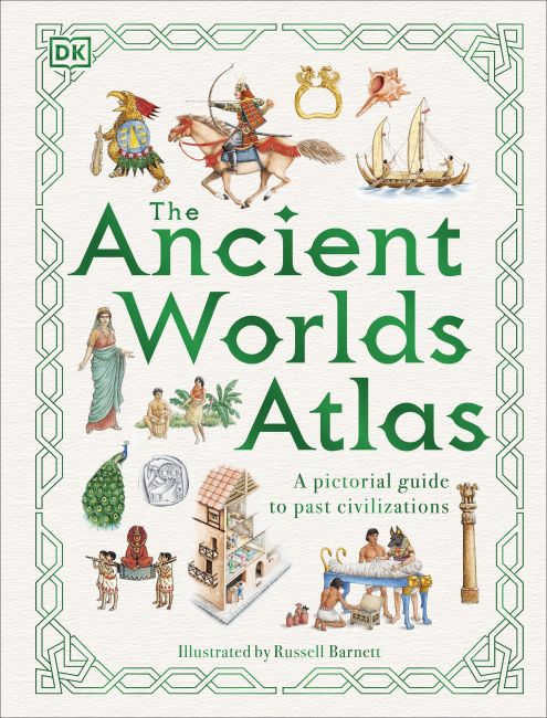 Hardback cover of The Ancient Worlds Atlas