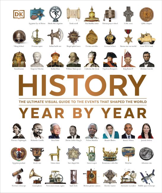 Hardback cover of History Year by Year