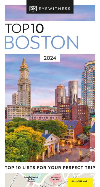 Paperback cover of DK Eyewitness Top 10 Boston