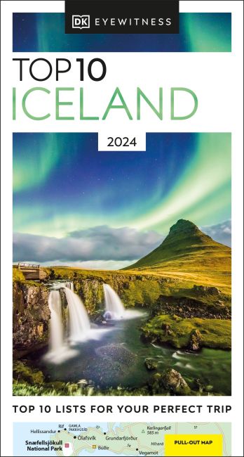 Paperback cover of DK Eyewitness Top 10 Iceland