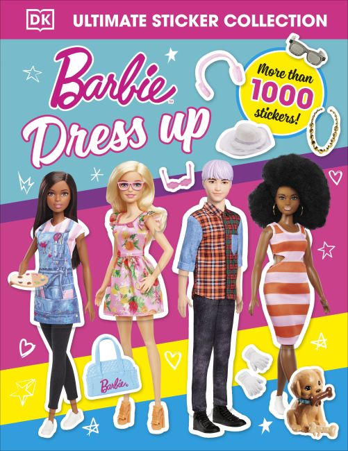 Paperback cover of Barbie Dress Up Ultimate Sticker Collection