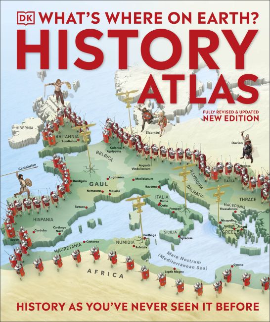 What's Where on Earth? History Atlas Hardback cover of What's Where on Earth? History Atlas