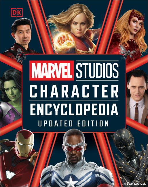 Hardback cover of Marvel Studios Character Encyclopedia Updated Edition