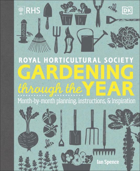 Hardback cover of RHS Gardening Through the Year