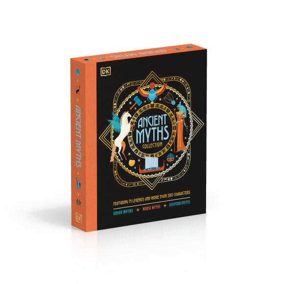 Ancient Myths Collection: Greek Myths, Norse Myths and Egyptian Myths Slipcase cover of Ancient Myths Collection: Greek Myths, Norse Myths and Egyptian Myths