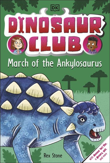 Paperback cover of Dinosaur Club: March of the Ankylosaurus