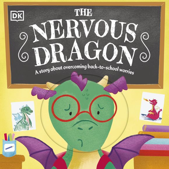 Board book cover of The Nervous Dragon