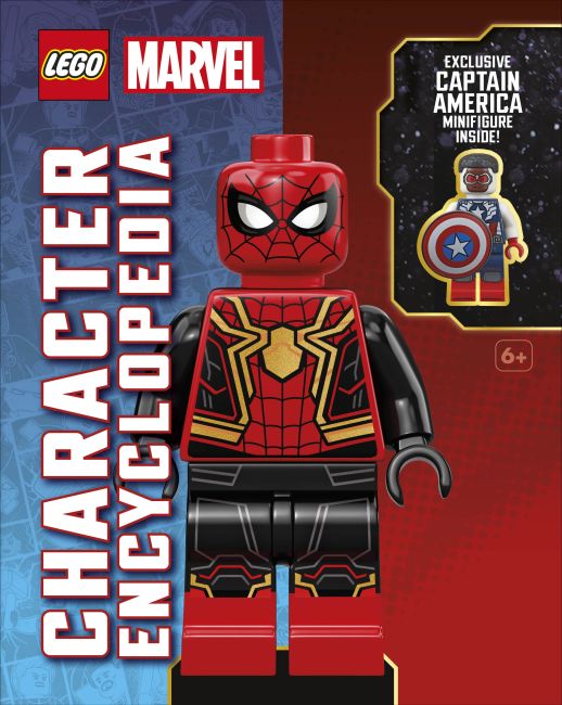 Hardback cover of LEGO Marvel Character Encyclopedia