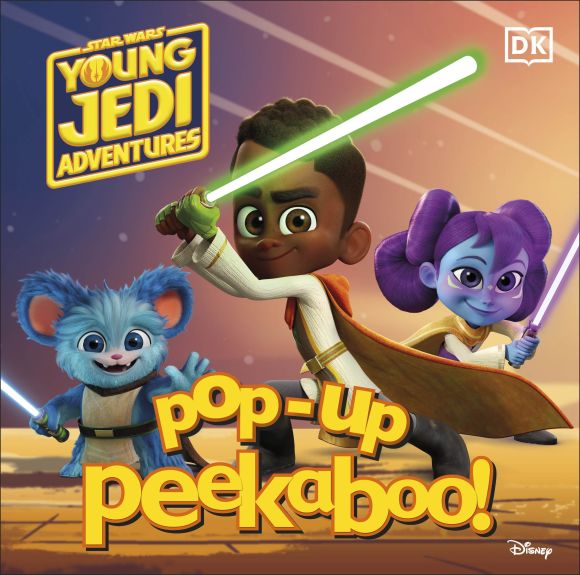 Board book cover of Pop-Up Peekaboo! Star Wars Young Jedi Adventures