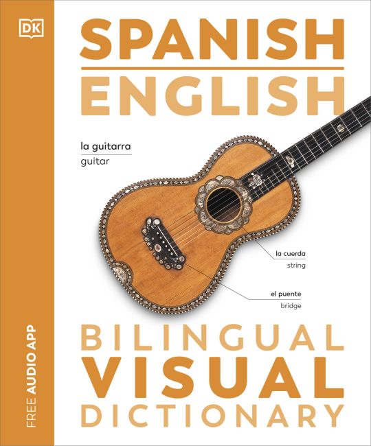 Paperback cover of Spanish English Bilingual Visual Dictionary