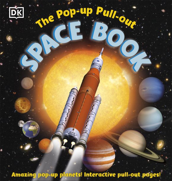 Hardback cover of The Pop-up, Pull-out Space Book