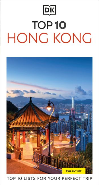 Paperback cover of DK Eyewitness Top 10 Hong Kong