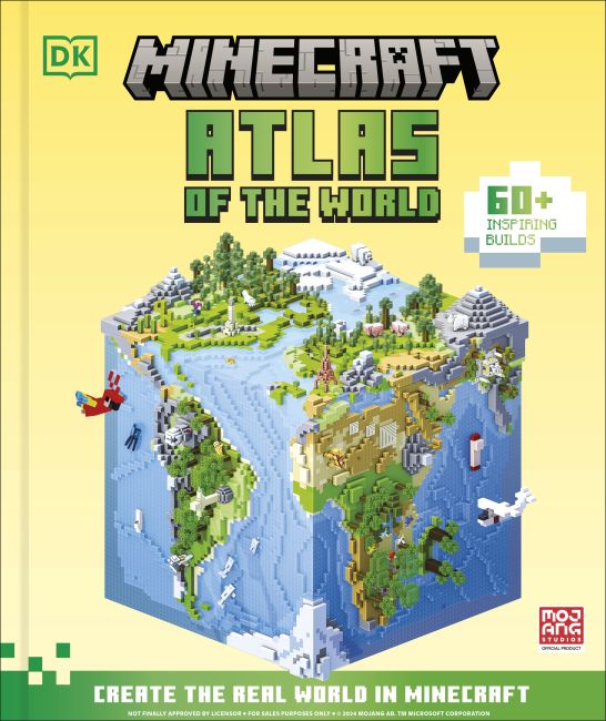 Minecraft Atlas of the World Hardback cover of Minecraft Atlas of the World
