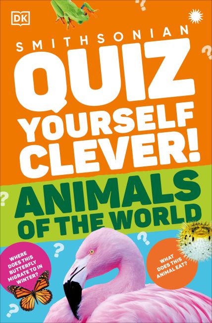 Quiz Yourself Clever! Animals of the World Paperback cover of Quiz Yourself Clever! Animals of the World