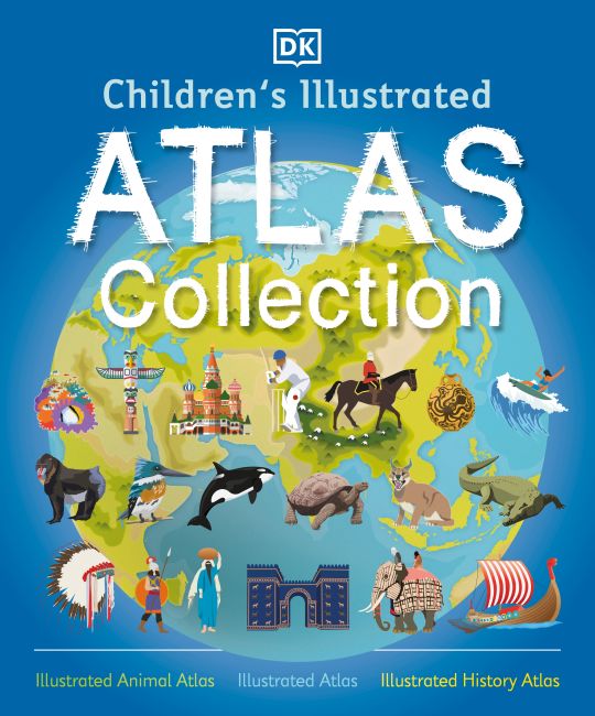 Slipcase cover of Children's Illustrated Atlas Collection