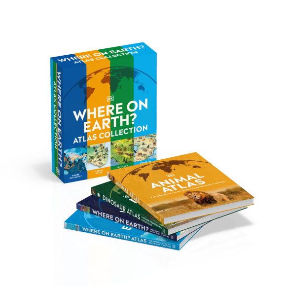 Slipcase cover of Where on Earth? Atlas Collection