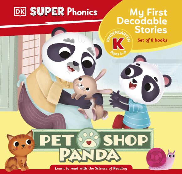 DK Super Phonics My First Decodable Stories Pet Shop Panda eBook cover of DK Super Phonics My First Decodable Stories Pet Shop Panda