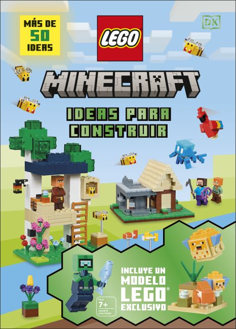 LEGO Minecraft Ideas para construir Hardback cover of LEGO Minecraft Ideas para construir