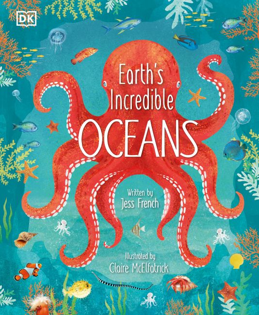 Hardback cover of Earth's Incredible Oceans