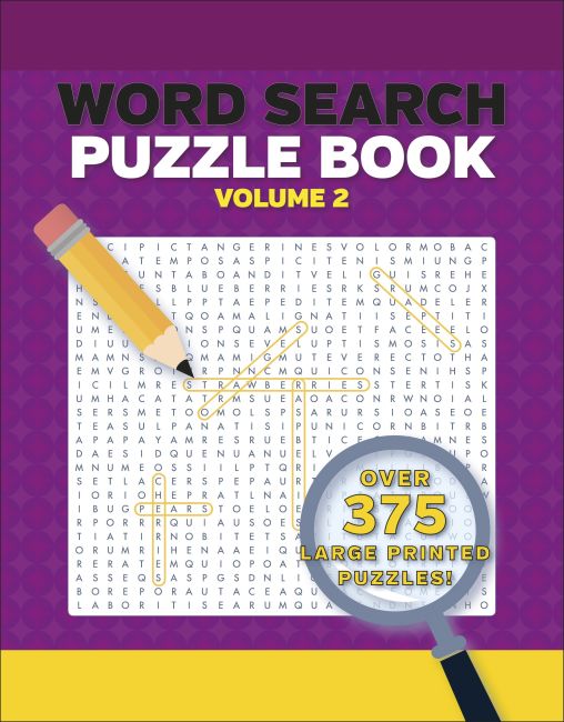 Paperback cover of Word Search Puzzles Large Print  2nd Edition