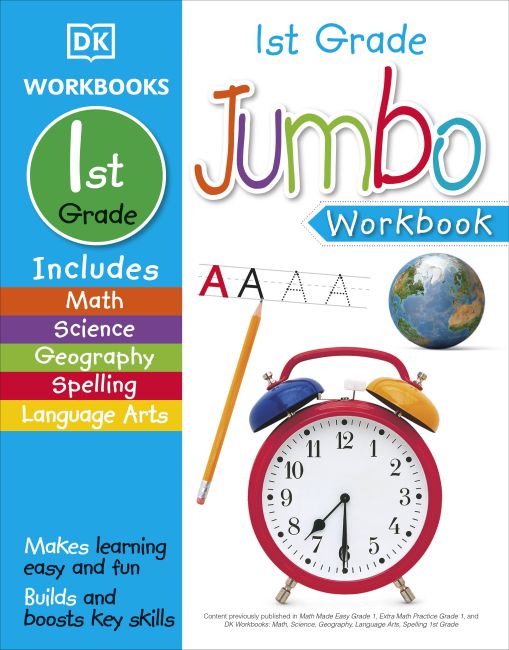 Jumbo 1st Grade Workbook Paperback cover of Jumbo 1st Grade Workbook