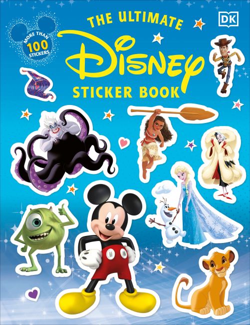 Paperback cover of The Ultimate Disney Sticker Book