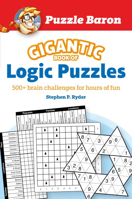Puzzle Baron's Gigantic Book of Logic Puzzles Paperback cover of Puzzle Baron's Gigantic Book of Logic Puzzles