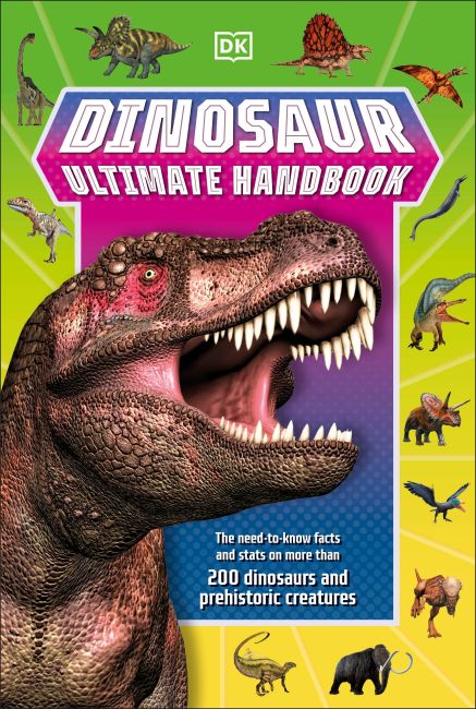 Paperback cover of Dinosaur Ultimate Handbook