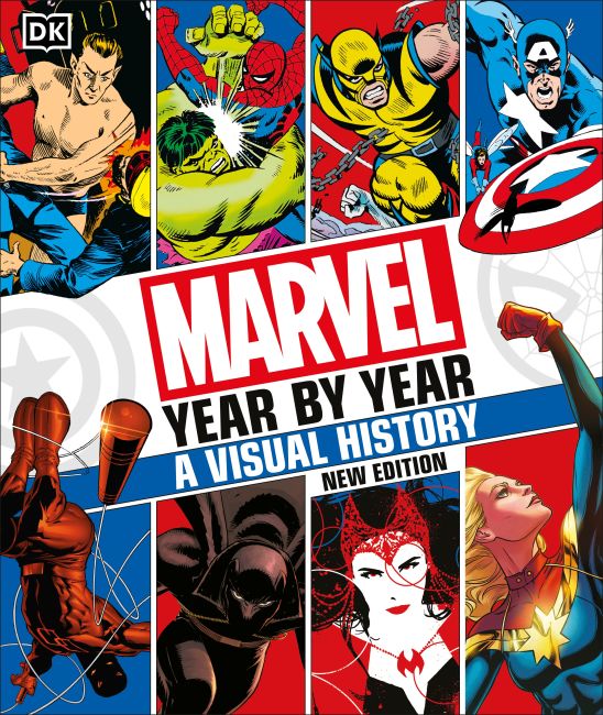 Hardback cover of Marvel Year By Year A Visual History New Edition