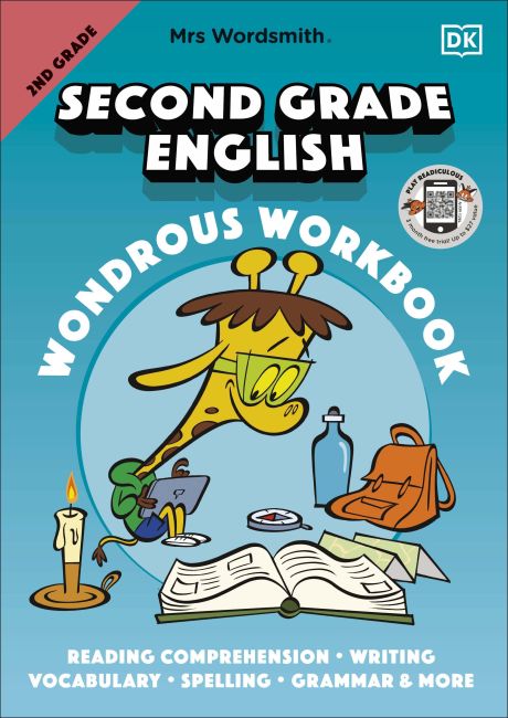 Paperback cover of Mrs Wordsmith 2nd Grade English Wondrous Workbook