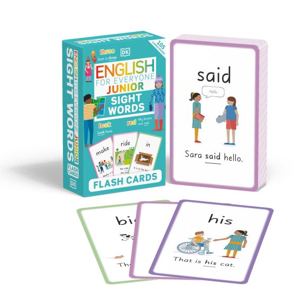English for Everyone Junior Sight Words Flashcards undefined cover of English for Everyone Junior Sight Words Flashcards