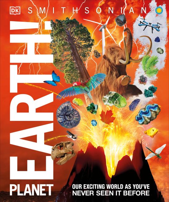 Hardback cover of Knowledge Encyclopedia Planet Earth!