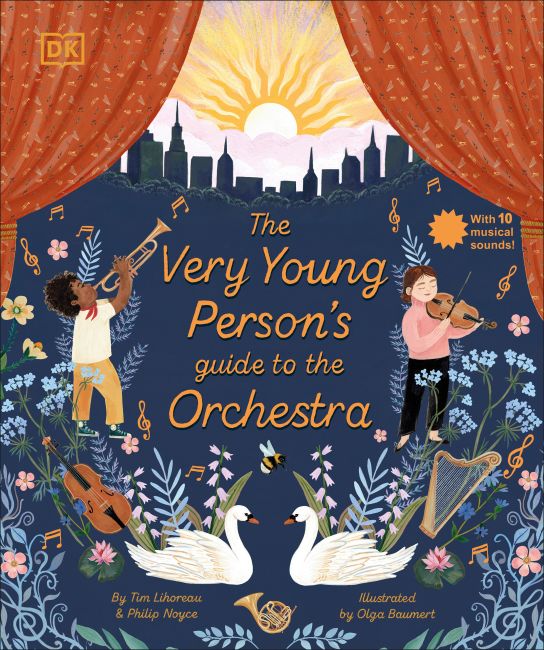 Hardback cover of The Very Young Person's Guide to the Orchestra