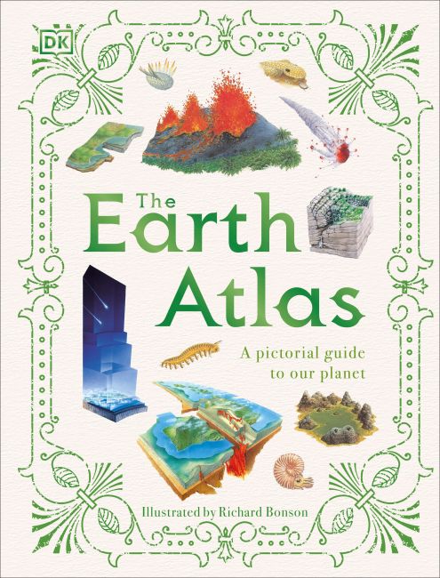 The Earth Atlas Hardback cover of The Earth Atlas