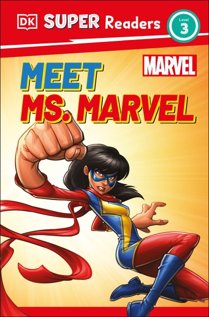 Hardback cover of DK Super Readers Level 3 Marvel Meet Ms. Marvel