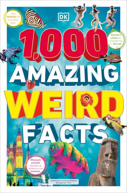 Paperback cover of 1,000 Amazing Weird Facts