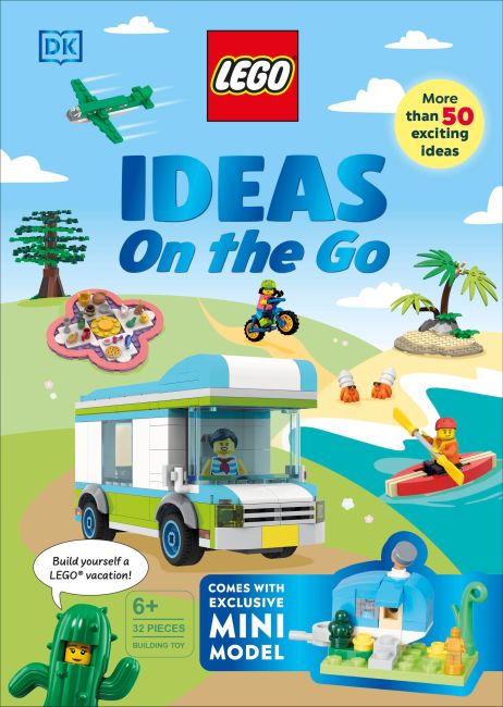 Hardback cover of LEGO Ideas on the Go