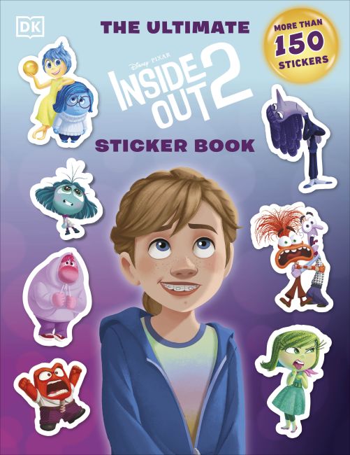 Paperback cover of Disney Pixar Inside Out 2 Ultimate Sticker Book