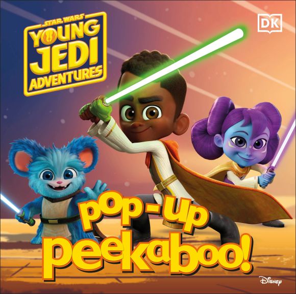 Pop-Up Peekaboo! Star Wars Young Jedi Adventures Board book cover of Pop-Up Peekaboo! Star Wars Young Jedi Adventures