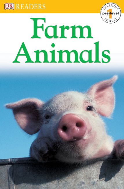 Paperback cover of DK Readers L0: Farm Animals