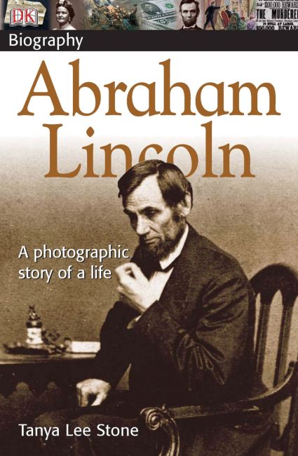 Paperback cover of DK Biography Abraham Lincoln