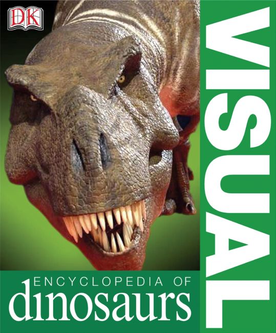 Paperback cover of Visual Encyclopedia of Dinosaurs