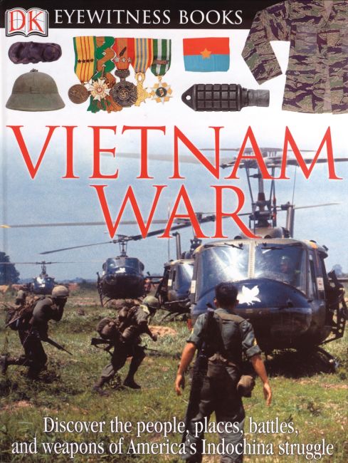 Hardback cover of DK Eyewitness Books: Vietnam War