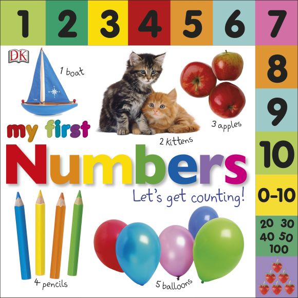 Board book cover of Tabbed Board Books: My First Numbers