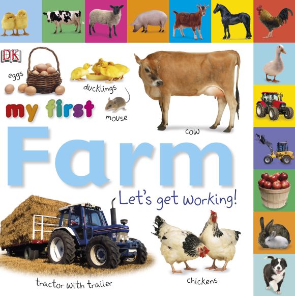 Board book cover of Tabbed Board Books: My First Farm